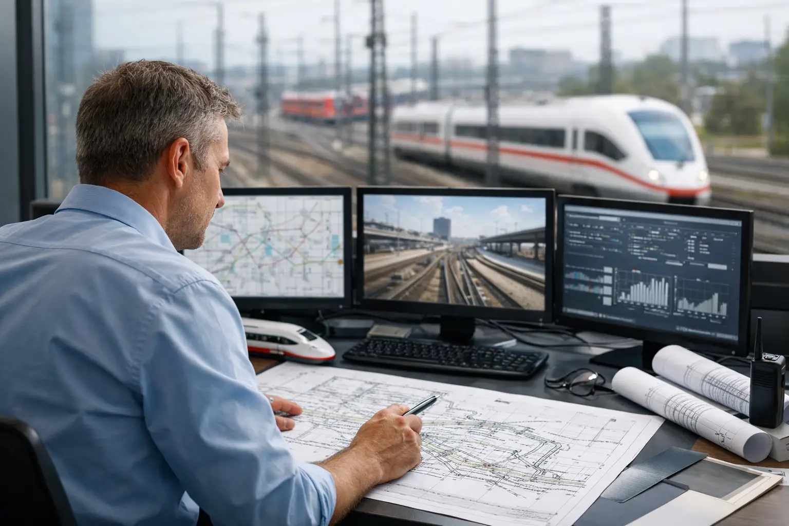 Verkehrsplaner Bahn Aufgaben im Überblick