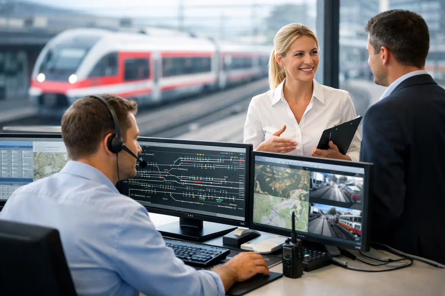 Disponenten Bahn rekrutieren mit Plan