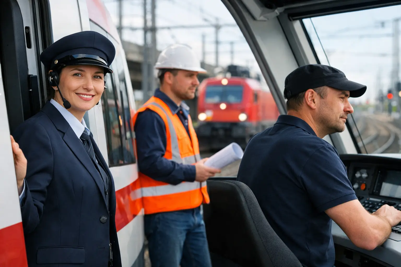 Welche Jobs gibt es im Bahnwesen?