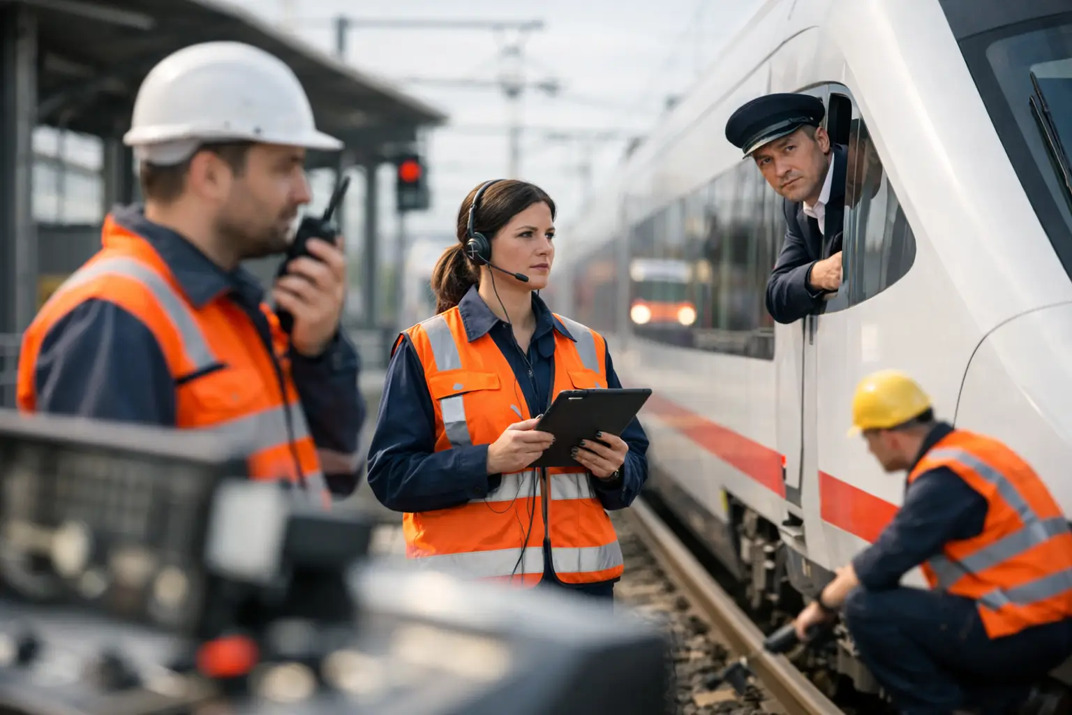 Sicherheitsrelevante Bahnberufe im Überblick